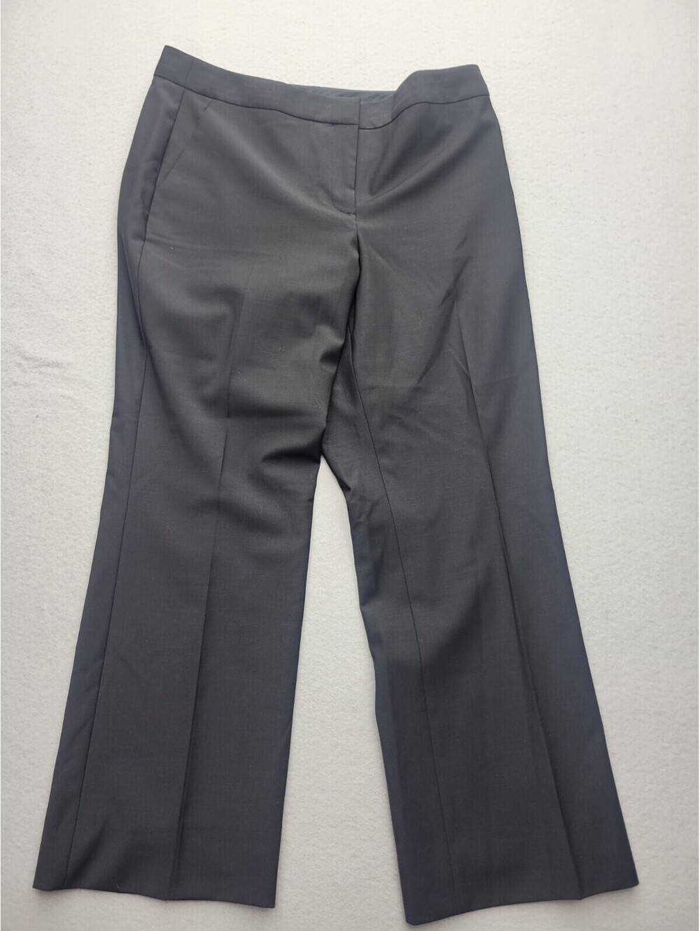 Talbots Women's Pants Size 10 Black High Rise Dress Curvy Wool Blend Jordan